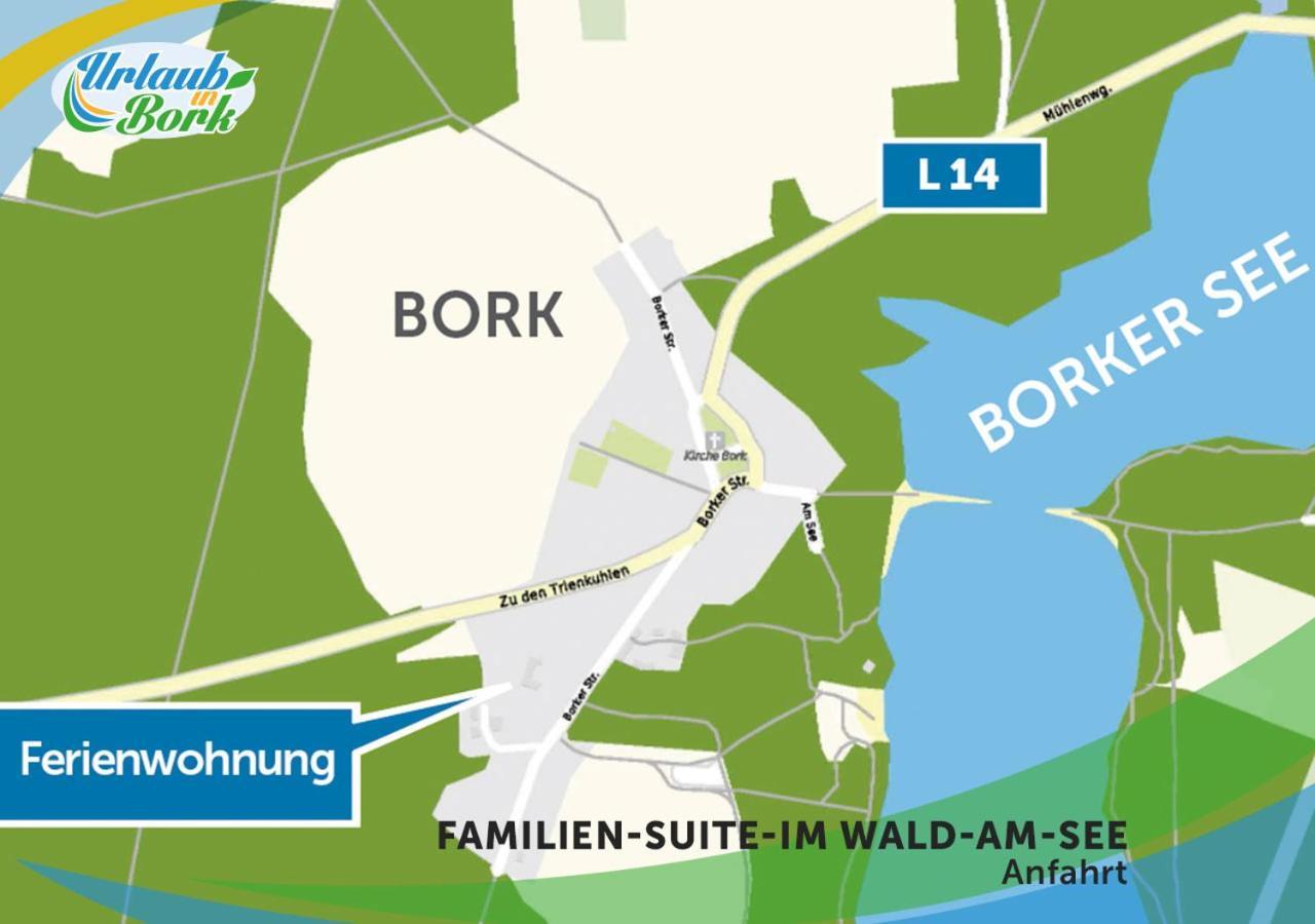 Familien-Suite-Im-Wald-Am-See Bork Экстерьер фото
