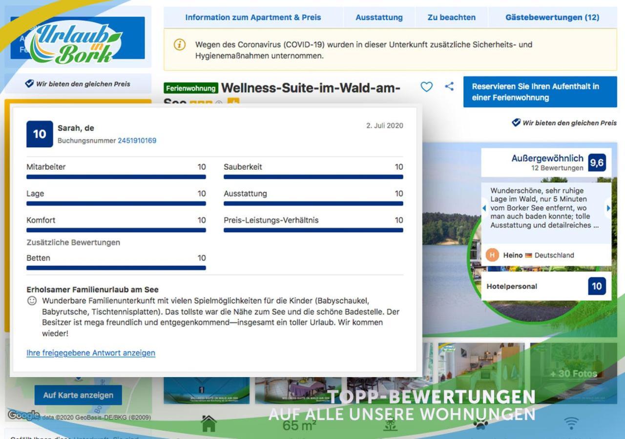Familien-Suite-Im-Wald-Am-See Bork Экстерьер фото